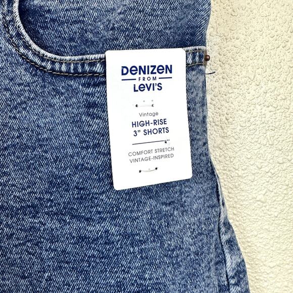Denizen From Levi's Vintage High Rise 3" Shorts Size 16 NEW NWT - Picture 3 of 6